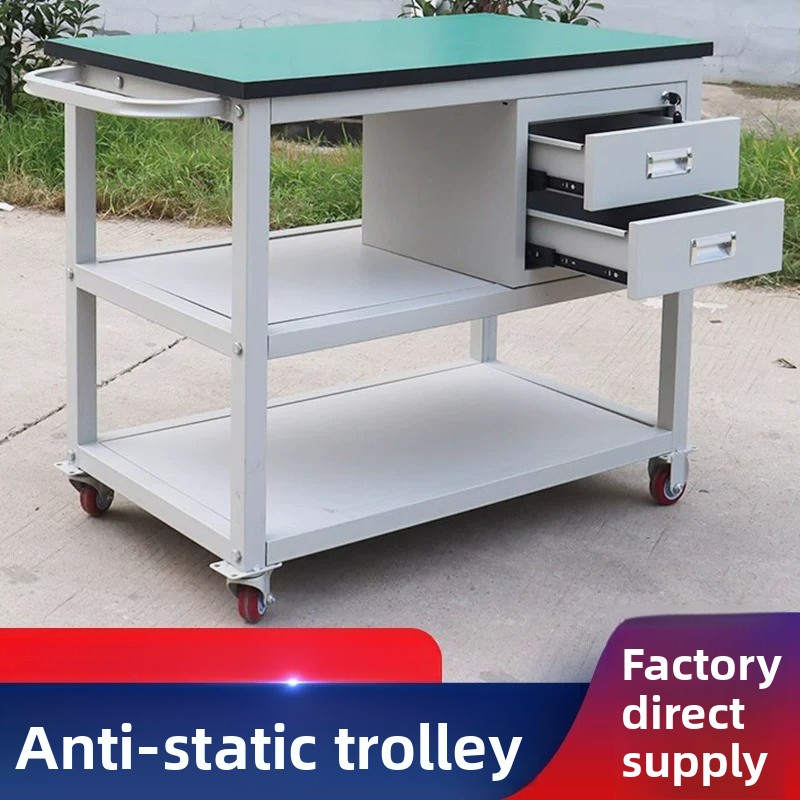 Hand Tools In Workshop - ESD Anti-static Hand Truck Multi-layer Storage