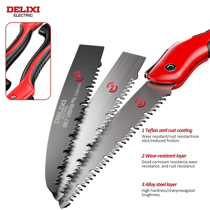 Folding Hand Saw,SK5 Steel Bla - Hacksaw recension och pris