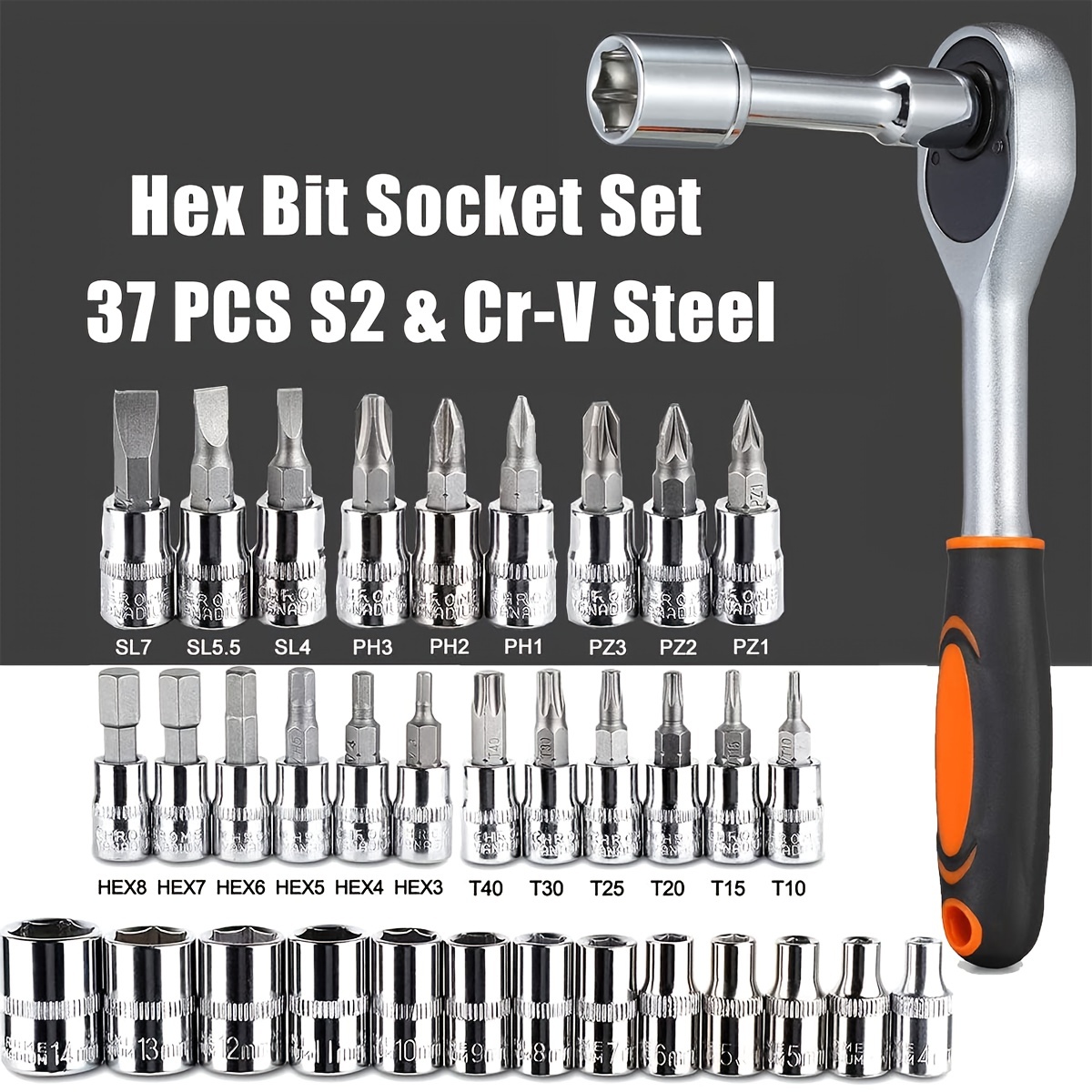 46pc 1/4 inch Ratchet Wrench S - Socket Wrench recension och pris
