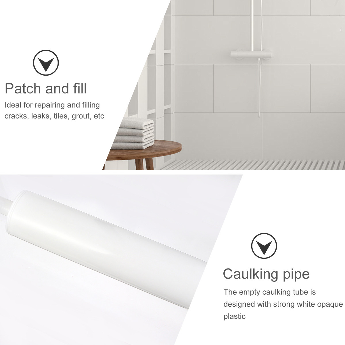 5 pcs Empty Caulk Tubes Univer - Tools Youtube recension och pris